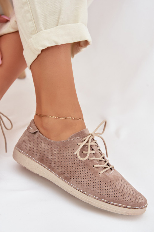 jalatsid Pealiste omadPealturalnego seemisnakhsedu S.Barski LR61-7080 beeži värvi