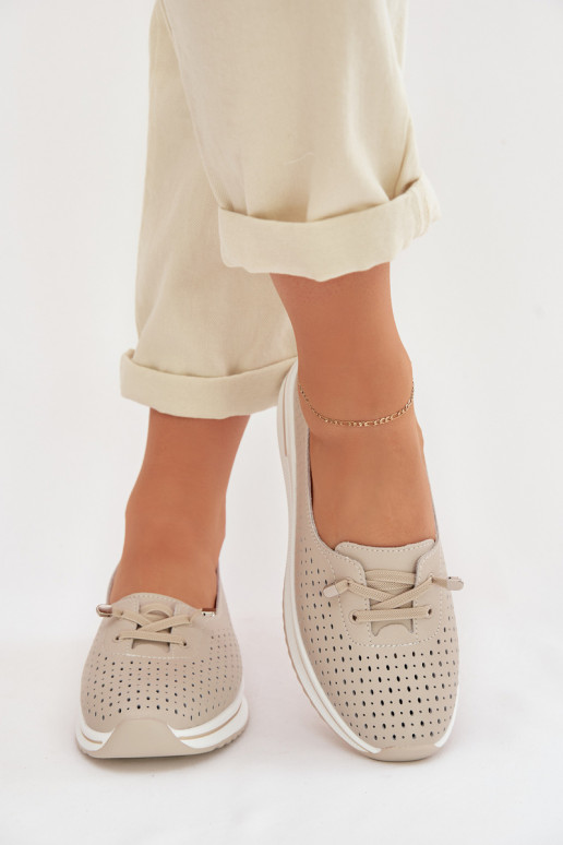 Pealhk Ažuurne jalatsid Pealiste omad S.Barski LR61-7044 beeži värvi