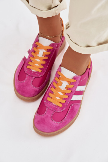 Pealhk Sneakers tüüpi jalanõud Pealiste omad S.Barski LR61-7059 tumeroosad värvi