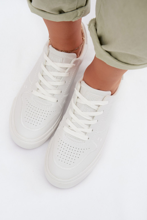 Sneakers tüüpi jalanõud Pealiste omad Big Star TT274008 valget värvi