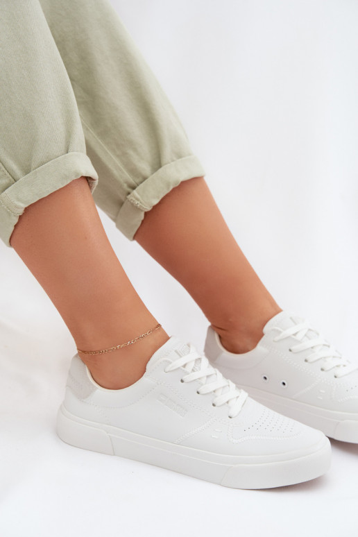 Sneakers tüüpi jalanõud Pealiste omad Big Star TT274008 valget värvi