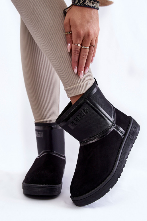 Pealiste omad Slip-on nööpidega lumesaapad Big Star KK274614 msuud