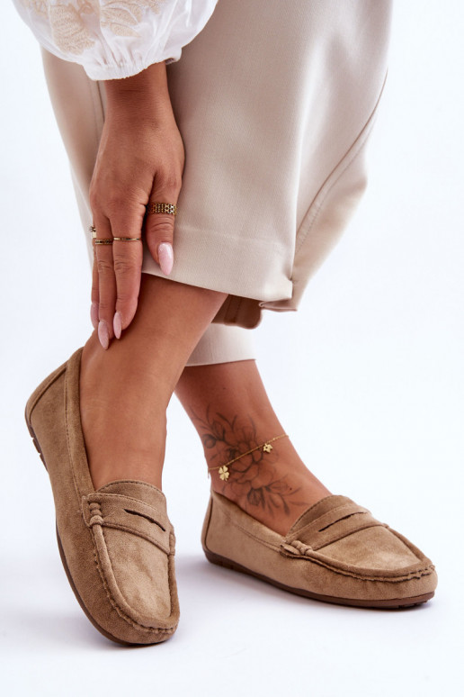 Elegantne mokassinid pruunid värvi Lenvie