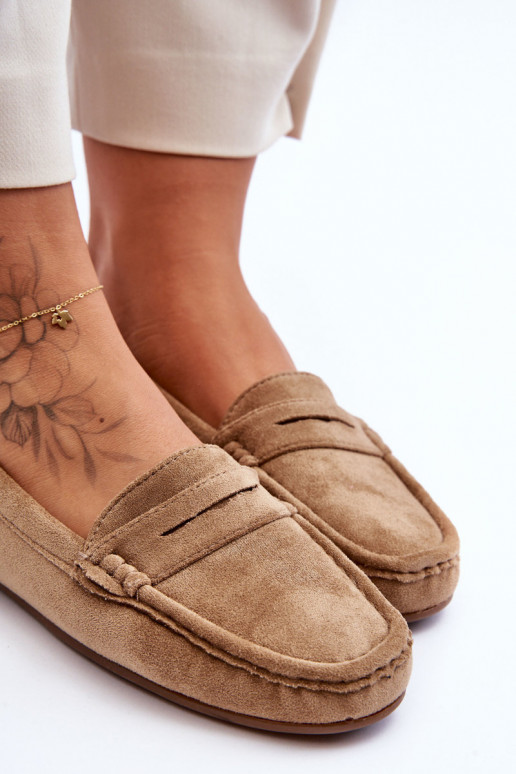 Elegantne mokassinid pruunid värvi Lenvie