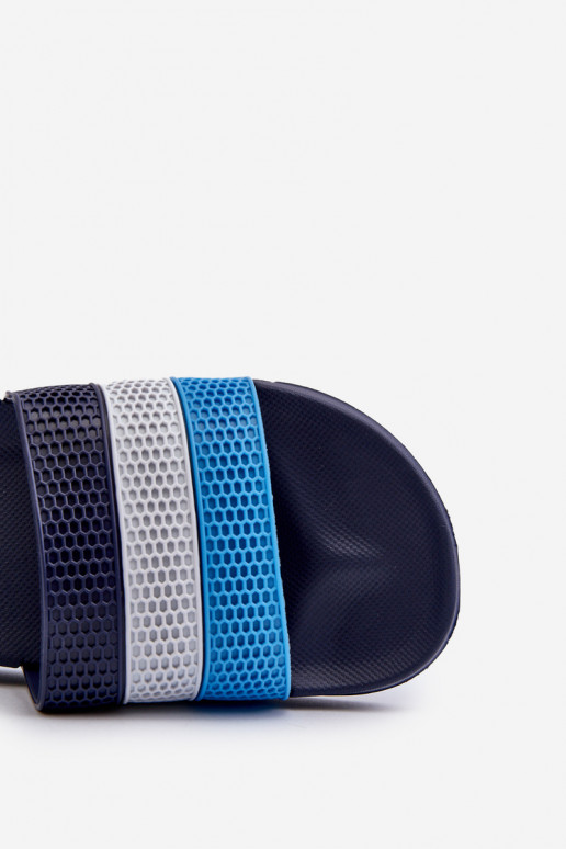 Klassikalise mudeli Sussid meeste omad Triipudega tumesinist värvi Sylri