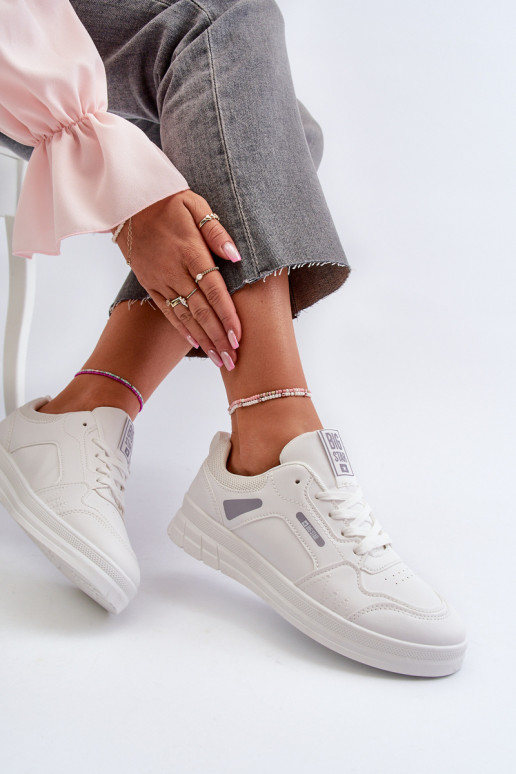 Pealiste omad Sneakers tüüpi jalanõud Memory Foam System Big Star NN274A483 valget värvi