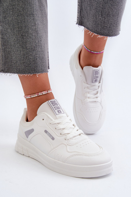 Pealiste omad Sneakers tüüpi jalanõud Memory Foam System Big Star NN274A483 valget värvi