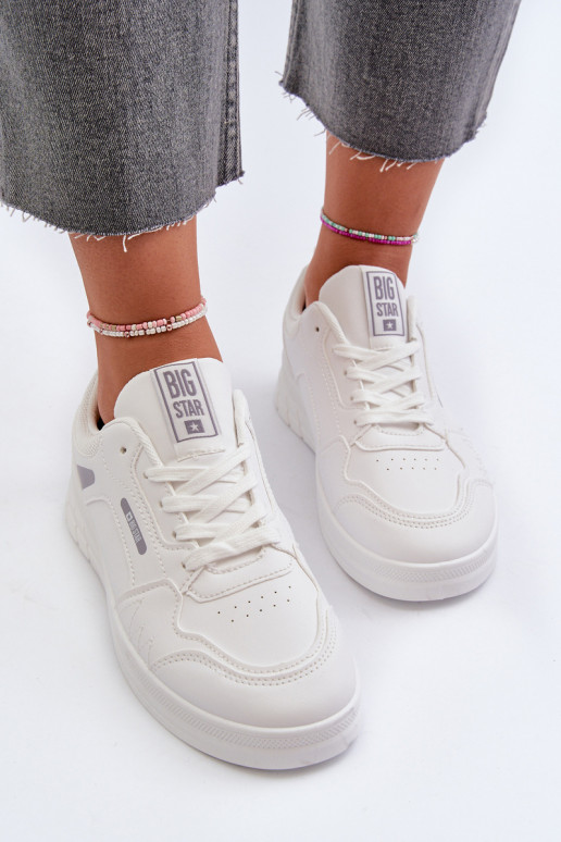 Pealiste omad Sneakers tüüpi jalanõud Memory Foam System Big Star NN274A483 valget värvi