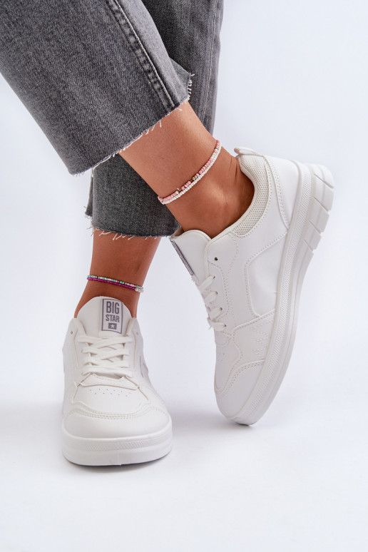 Pealiste omad Sneakers tüüpi jalanõud Memory Foam System Big Star NN274A483 valget värvi