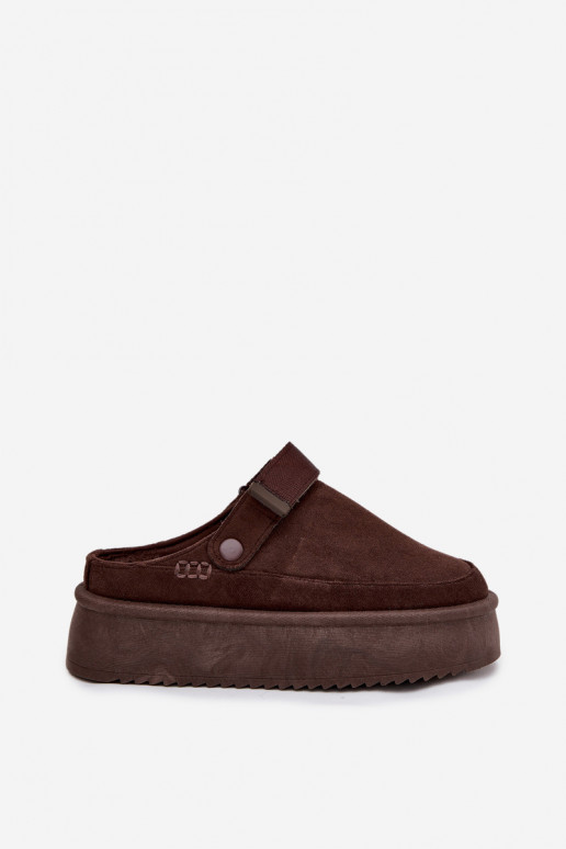 nööpidega lumesaapad Pealiste omad platvormigasu limpančiais užsegimaisem Czekoladosissee Jorielle