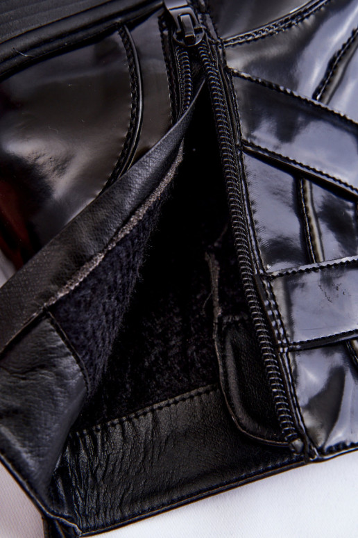 Pealiste omad voodriga Pealiste poolsaapad laiade nööridega tõmblukuga msuud Joshie