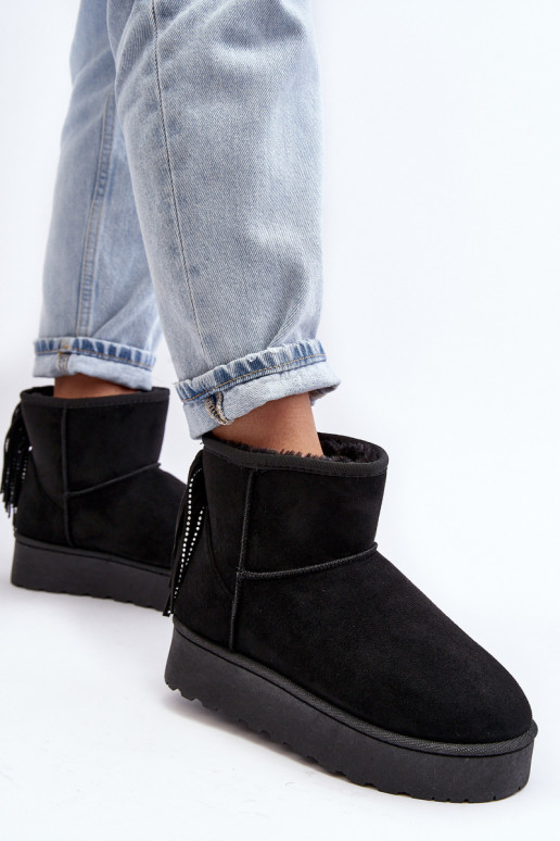 Pealiste omad nööpidega lumesaapad platvormiga narmastega msuud Lirico