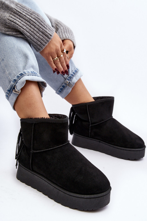 Pealiste omad nööpidega lumesaapad platvormiga narmastega msuud Lirico