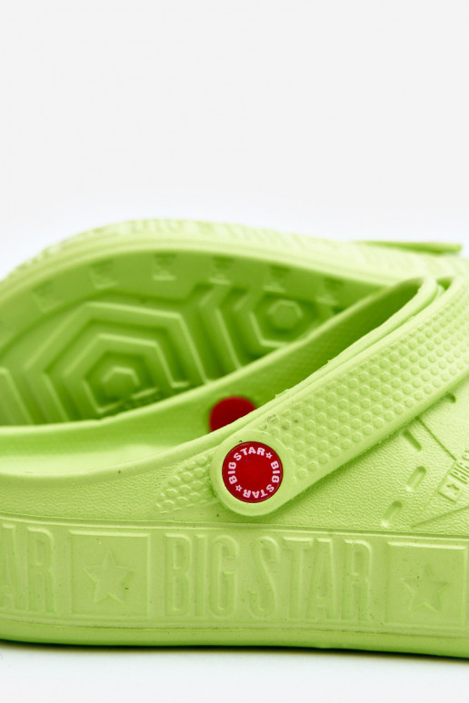 meestele Kerged lehvidega Puukingad Big Star II175005 Rohelist värvi