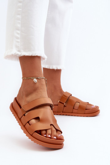 Klassikalise mudeli naiste plätud pruunid värvi Molie