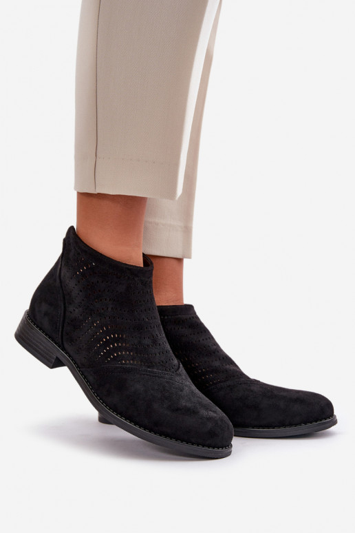 Pealiste poolsaapad laiade nööridega Ažuurne msuud S.Barski HY42-076