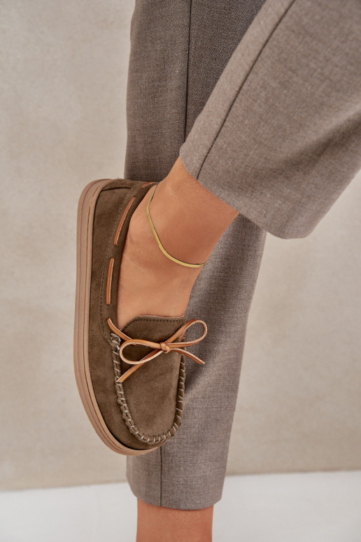 naiste mokassiinid Lameda talla peal khakivärvi Timannie