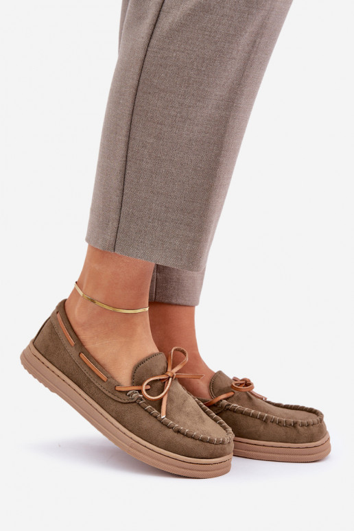 naiste mokassiinid Lameda talla peal khakivärvi Timannie