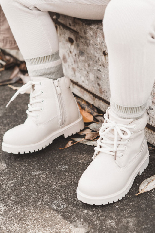 Laste jalanõud Elevandiluu värvi Dexter