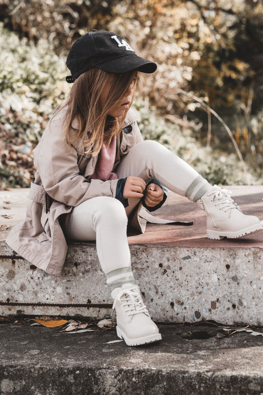 Laste jalanõud Elevandiluu värvi Dexter