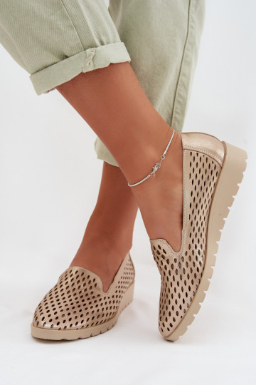 Ažuurne jalatsid Pealiste omad Kuldset värvi Flariette 2