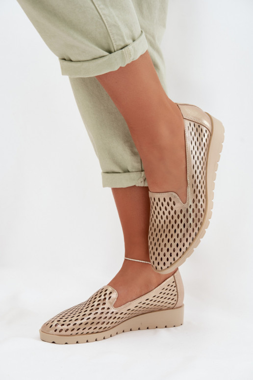 Ažuurne jalatsid Pealiste omad Kuldset värvi Flariette