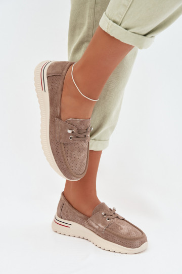 jalatsidPealturalnego seemisnakhsedu beeži värvi Selorette