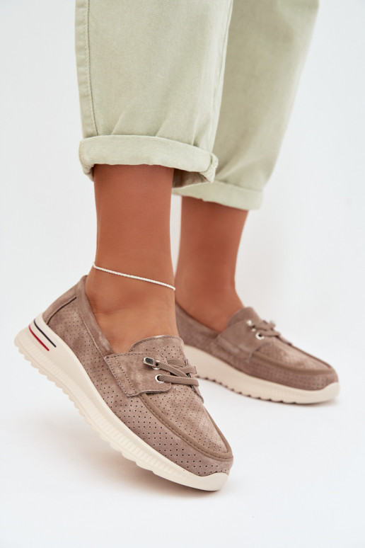 jalatsidPealturalnego seemisnakhsedu beeži värvi Selorette