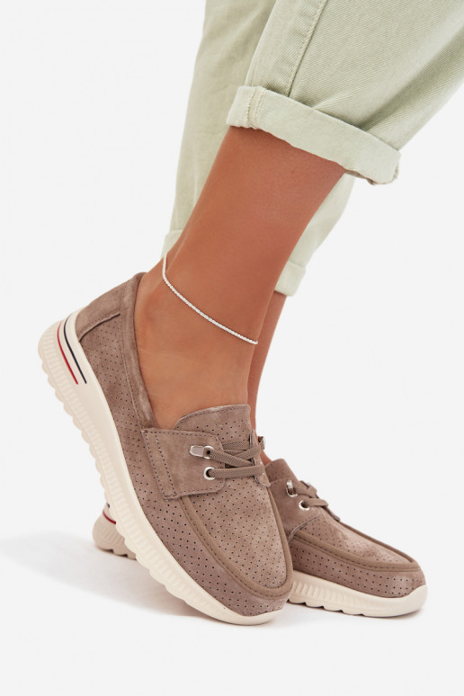 jalatsidPealturalnego seemisnakhsedu beeži värvi Selorette