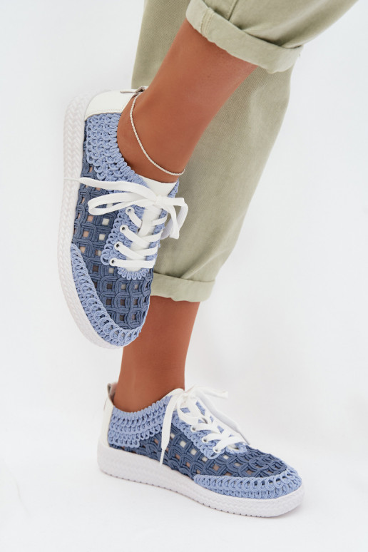 mustriga Pealhk jalatsid Pealiste omad D&A GR61-5951 Sinist värvi