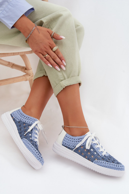 mustriga Pealhk jalatsid Pealiste omad D&A GR61-5951 Sinist värvi