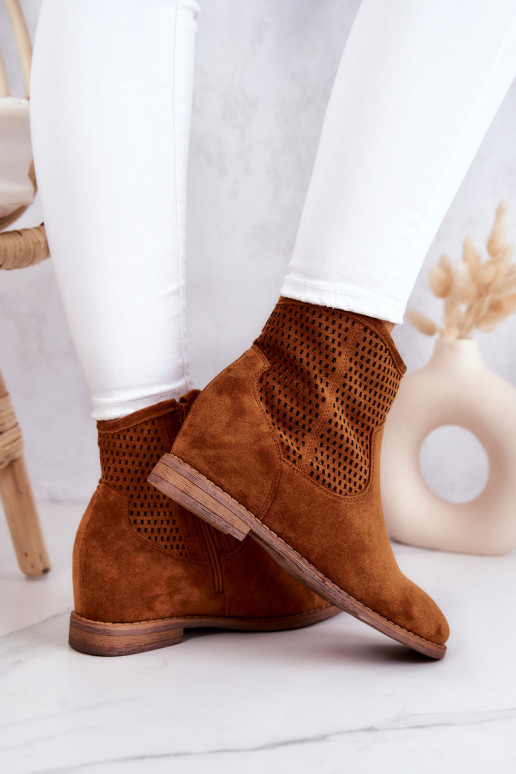 seemisnakhsed Pealiste omad Pealiste poolsaapad Varjatud INedgie pruunid värvi Solene