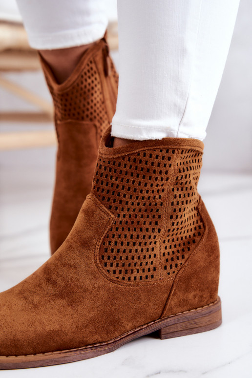 seemisnakhsed Pealiste omad Pealiste poolsaapad Varjatud INedgie pruunid värvi Solene