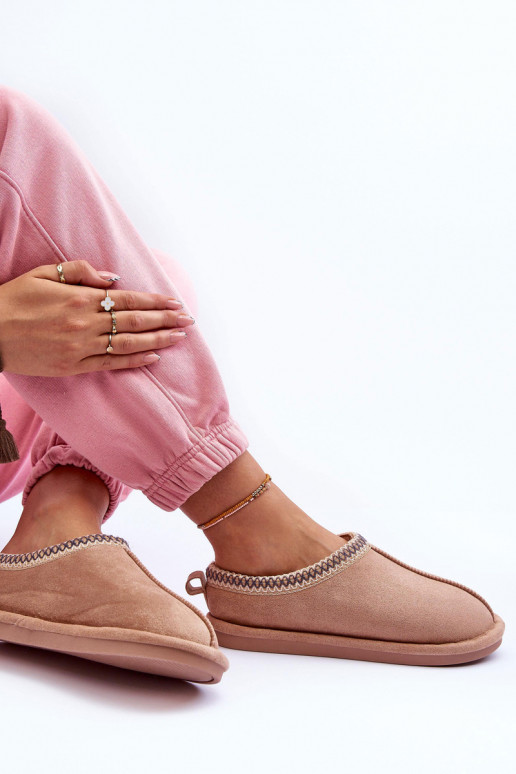 Pealiste omad seemisnakhsed sussid karusnahaga beeži värvi Polinna