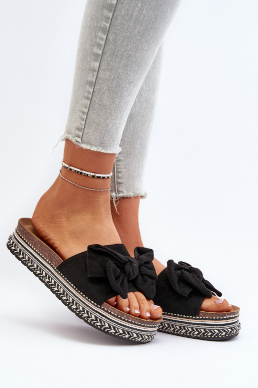 naiste plätud platvormiga lipsukesega msuud Evatria