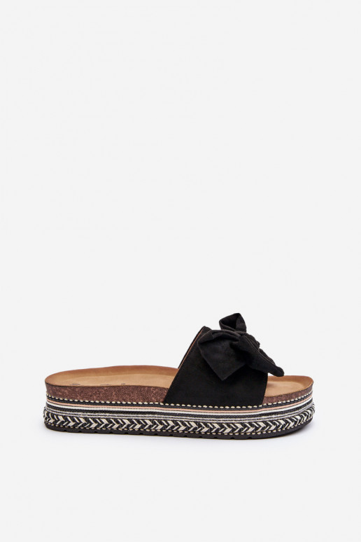 naiste plätud platvormiga lipsukesega msuud Evatria