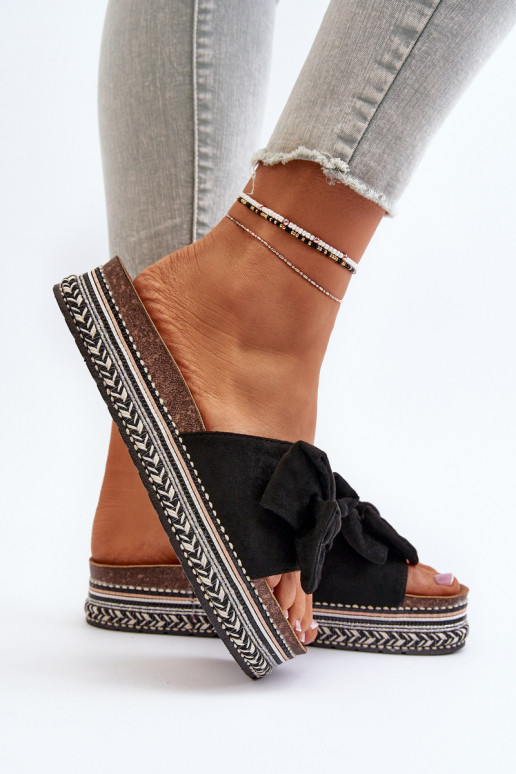 naiste plätud platvormiga lipsukesega msuud Evatria