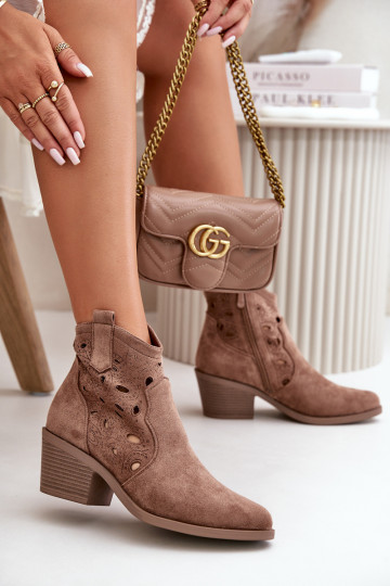 Pealiste omad Saapad Kauboi saapad pruunid värvi S.Barski HY42-086