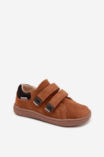 Laste nahast Barefoot saapad Bartek 8600363 pruuni värviga