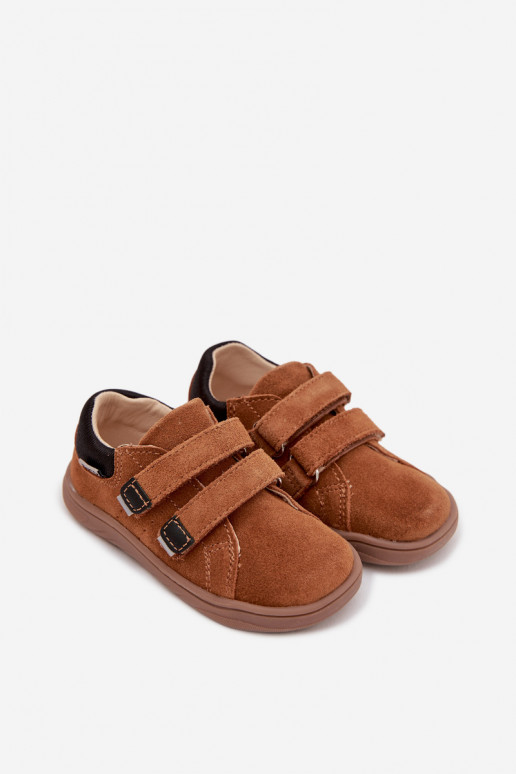 Pealhk jalatsid Barefoot Laste jalanõud Bartek 8600363 pruunid värvi