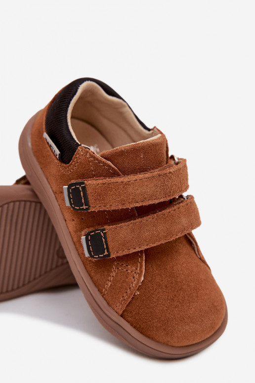 Pealhk jalatsid Barefoot Laste jalanõud Bartek 8600363 pruunid värvi