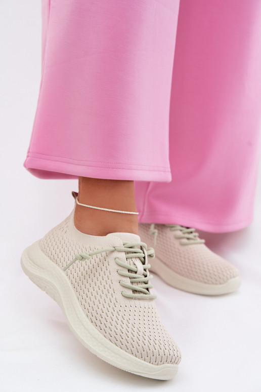 Riidest spordijalatsid Pealiste omad beeži värvi Carmivelle