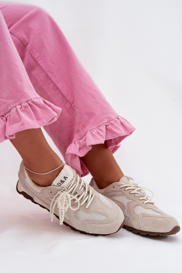 MK61-0705 halli värvi suede naiste tossud