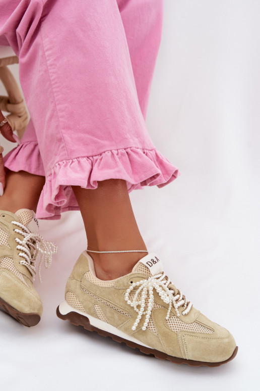 Pealhk seemisnakhsed Sneakers tüüpi jalanõud Pealiste omad MK61-0705 rohelist värvi