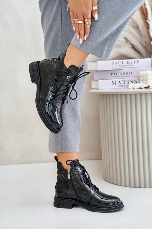 Pealhk Laque Pealiste poolsaapad voodriga Lossi juurde D&A LZ42-042 khakivärvi