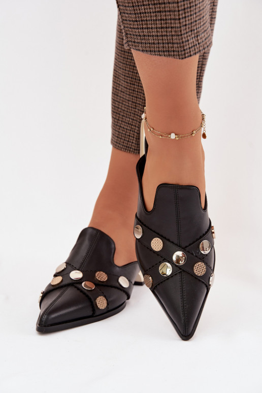 Plätud naturaalsest nahast Mule Pealiste omad rihmadega D&A CR61-3058 msuud