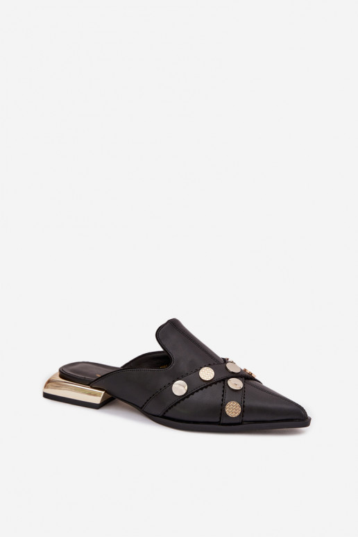 Plätud naturaalsest nahast Mule Pealiste omad rihmadega D&A CR61-3058 msuud