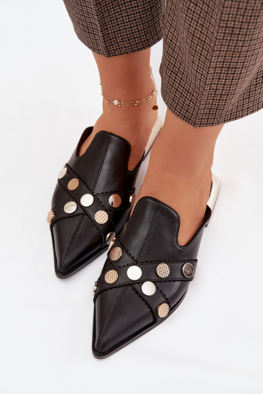 Plätud naturaalsest nahast Mule Pealiste omad rihmadega D&A CR61-3058 msuud