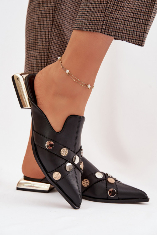 Plätud naturaalsest nahast Mule Pealiste omad rihmadega D&A CR61-3058 msuud