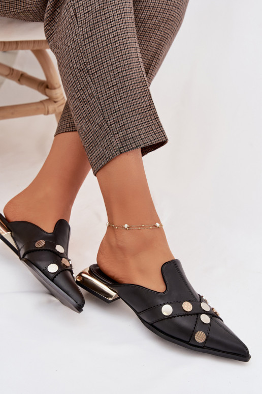 Plätud naturaalsest nahast Mule Pealiste omad rihmadega D&A CR61-3058 msuud